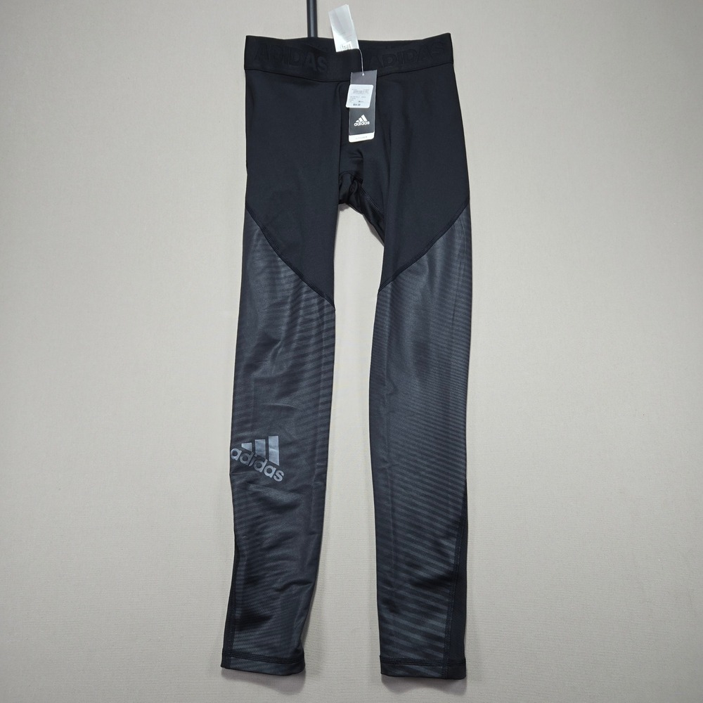Adidas Alphaskin‎ ASK SPR TIG LT Training Tights Black Athletic Leggings size M